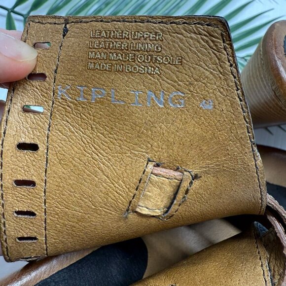 Miz Mooz Women's Kipling Leather Wedge Sandal Size EU 42 / US 10.5 -  11 - Picture 10 of 11